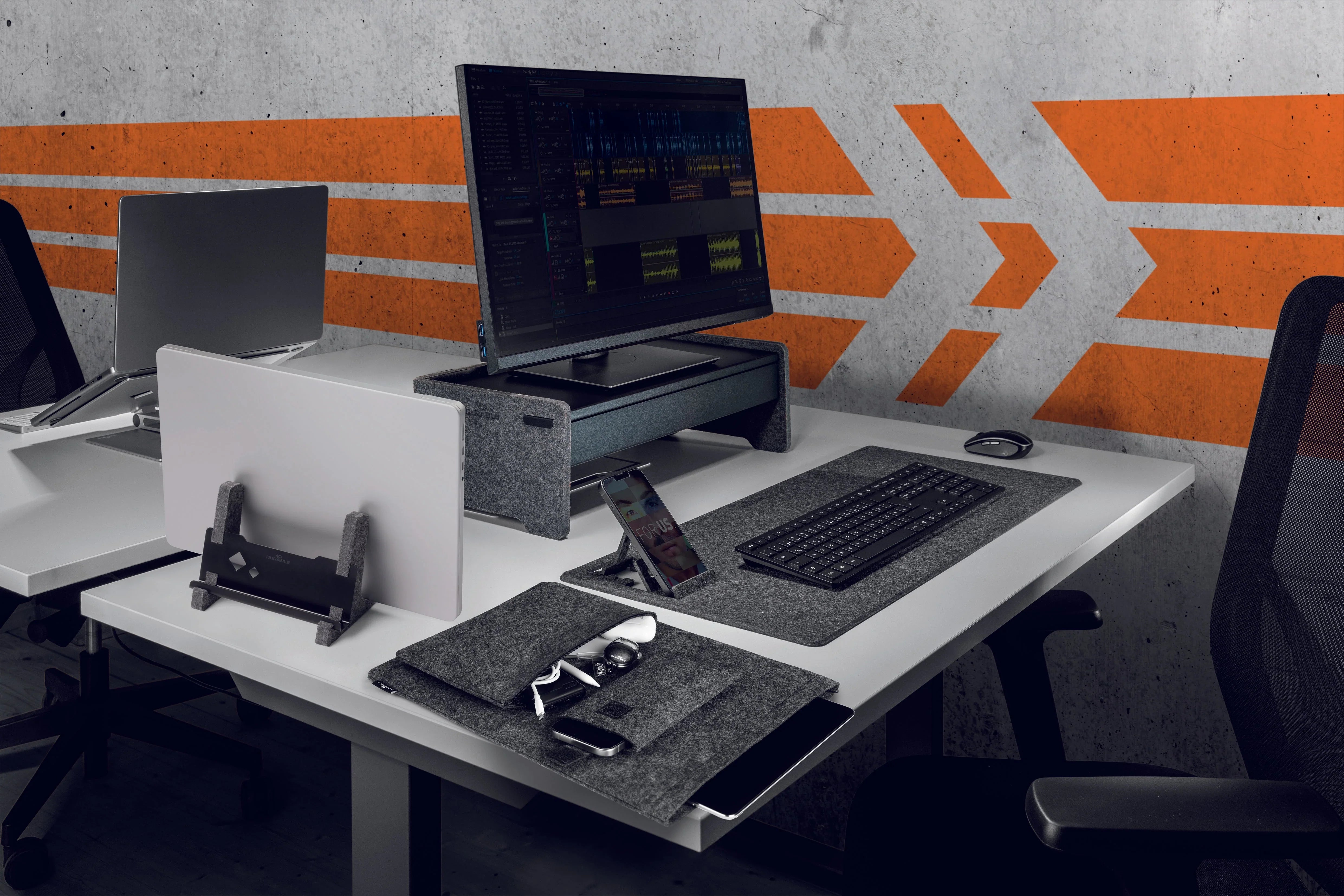 Our Effect Range, Desk Mat, Monitor Stand, Laptop Bag and Laptop Stand