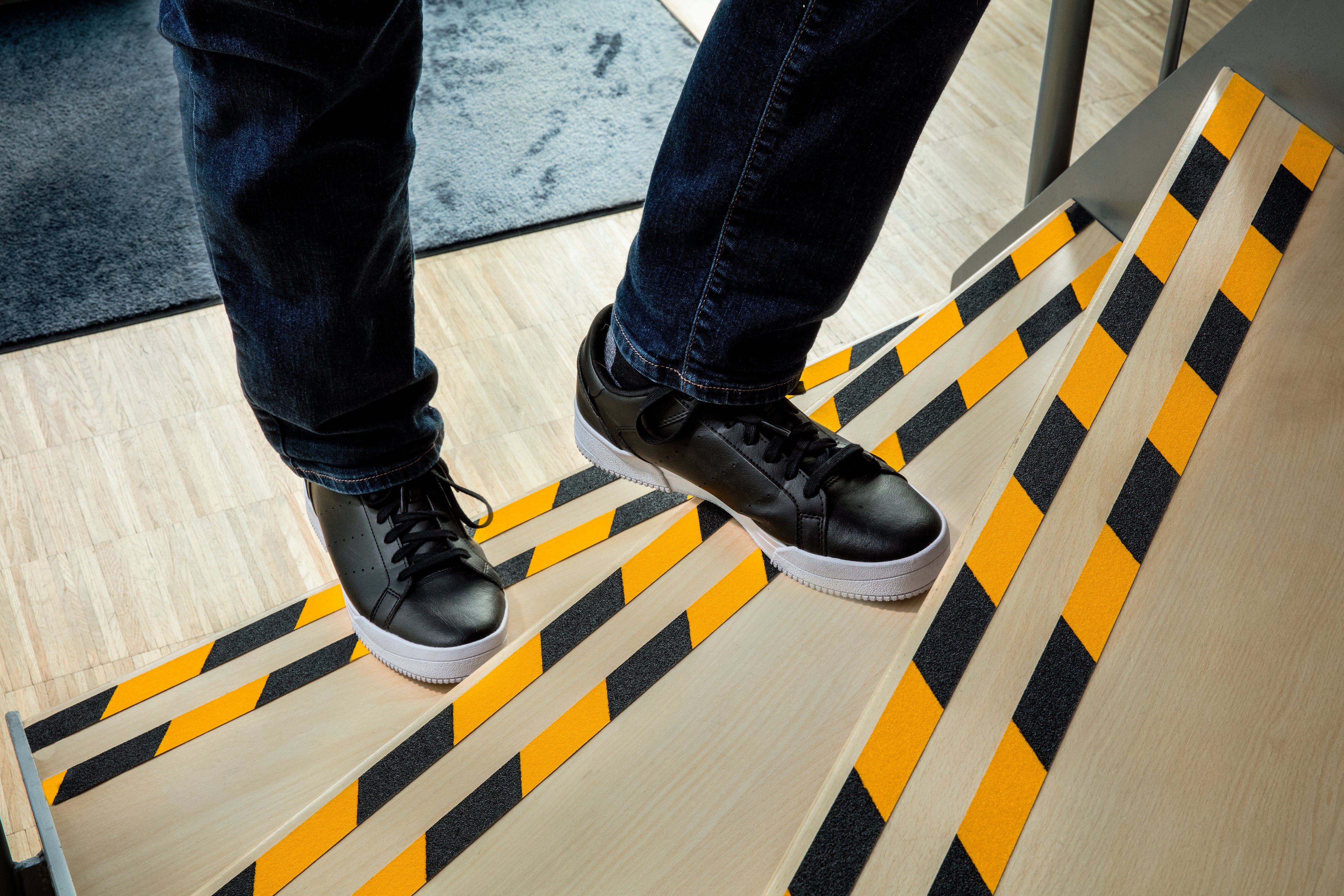 Durable DURALINE GRIP Strong Anti Slip Hazard Warning Floor Tape | 1" x 50ft