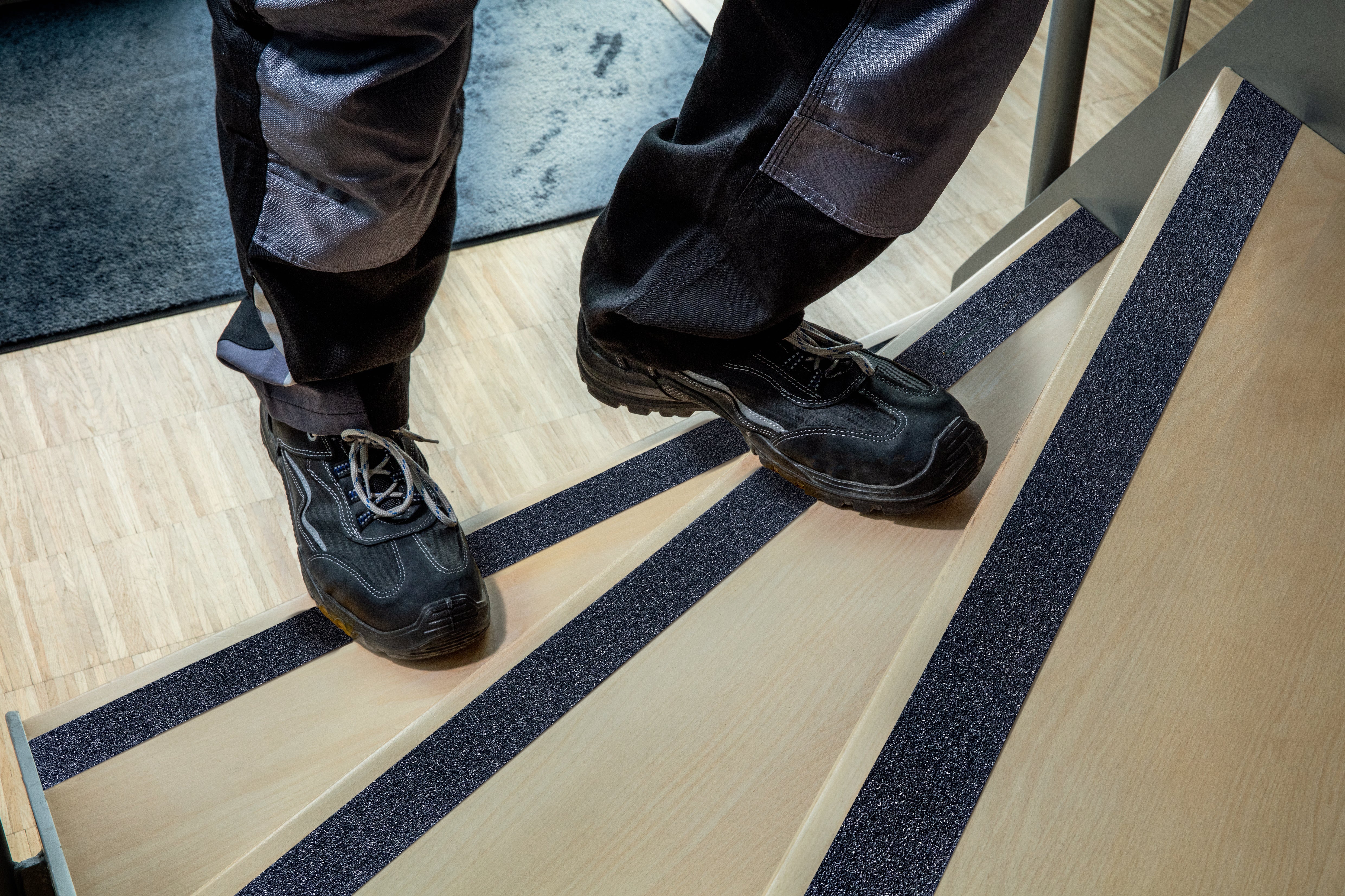 Durable DURALINE GRIP Heavy Duty Anti Slip Floor Tape | 2" x 50ft | Black