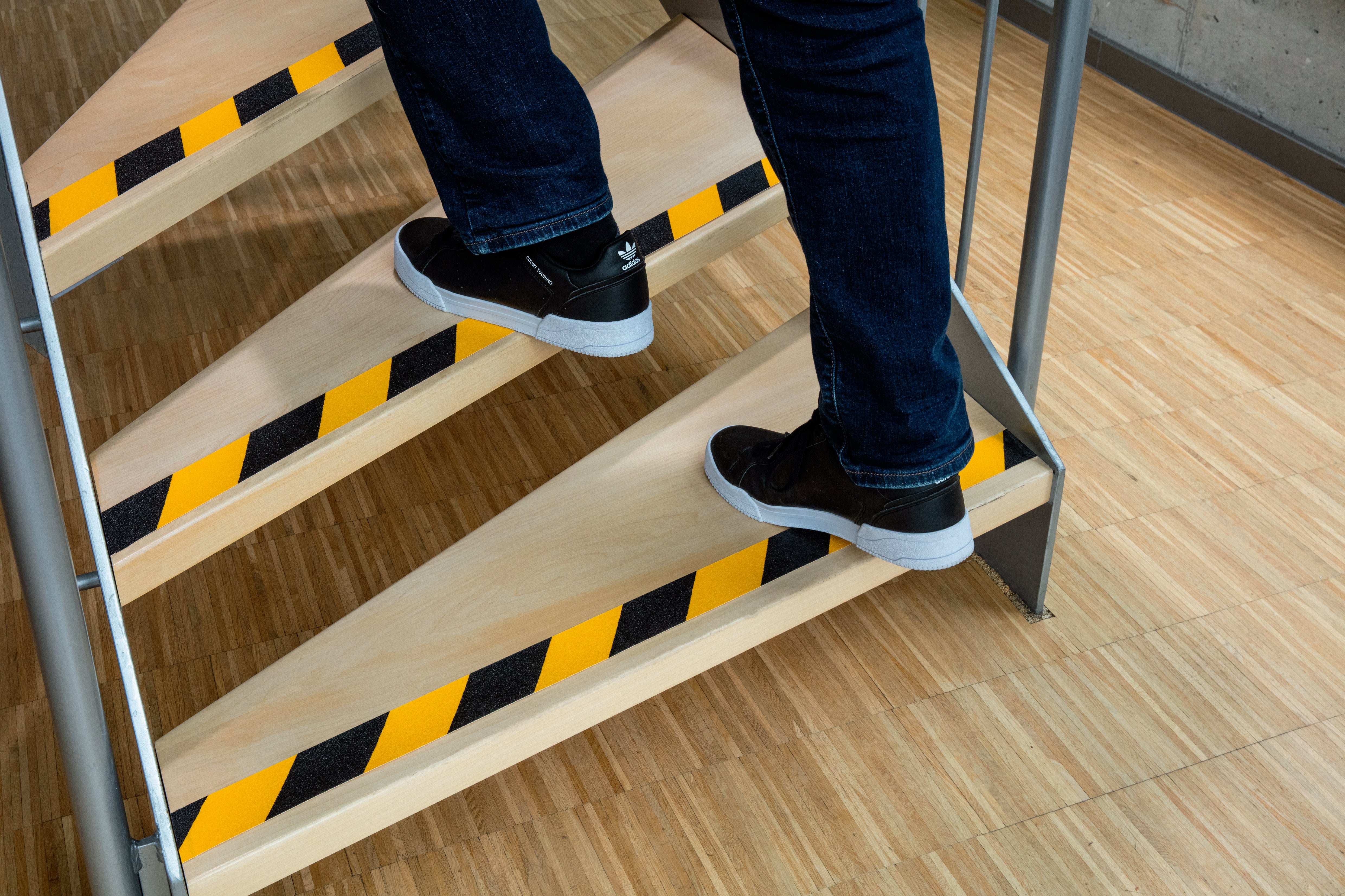 Durable DURALINE GRIP Strong Anti Slip Hazard Warning Floor Tape | 1.97" x 49.2ft