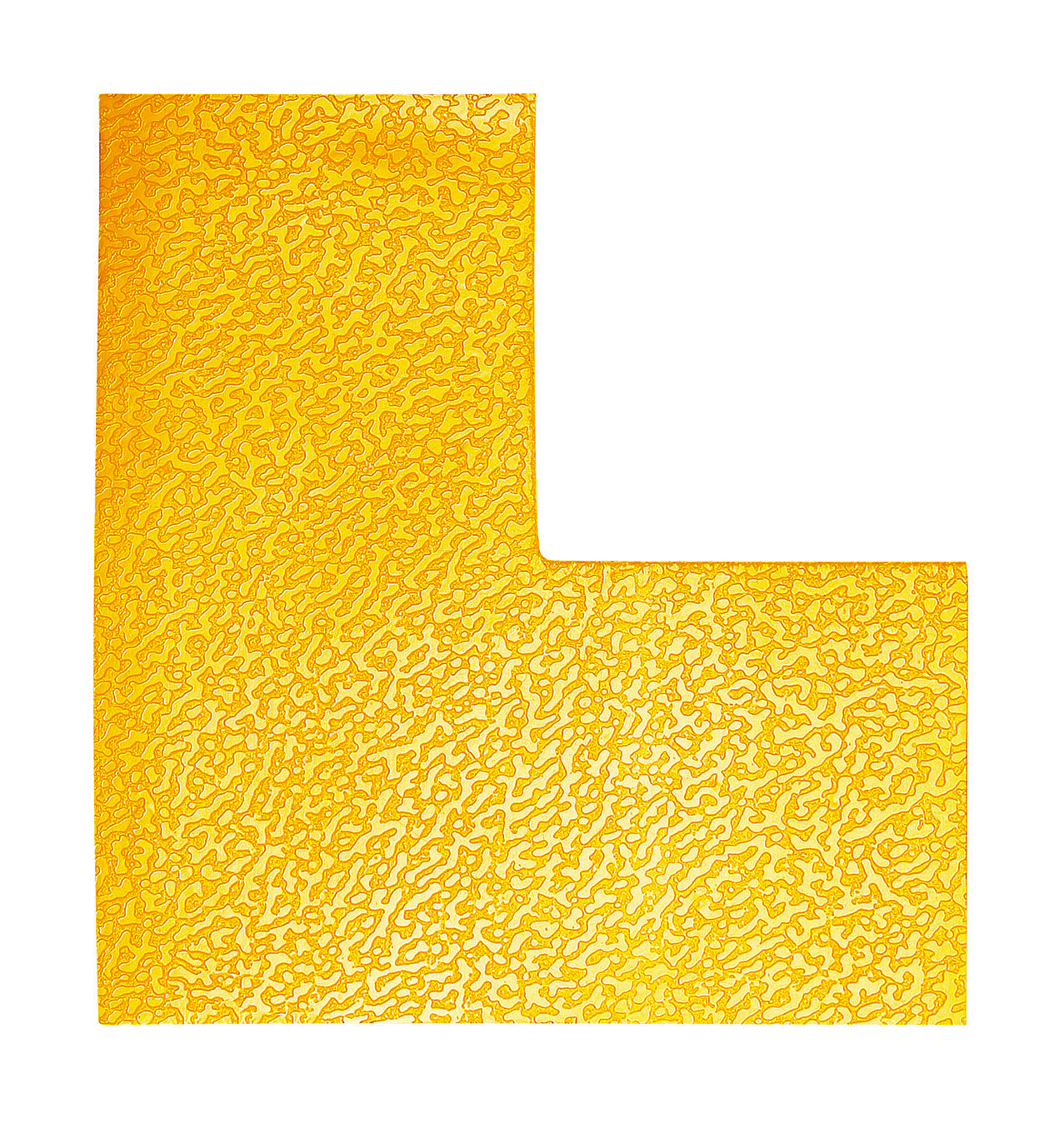 Durable Heavy Duty Adhesive Floor Marking L Shape Corner | 10 Pack | Yellow