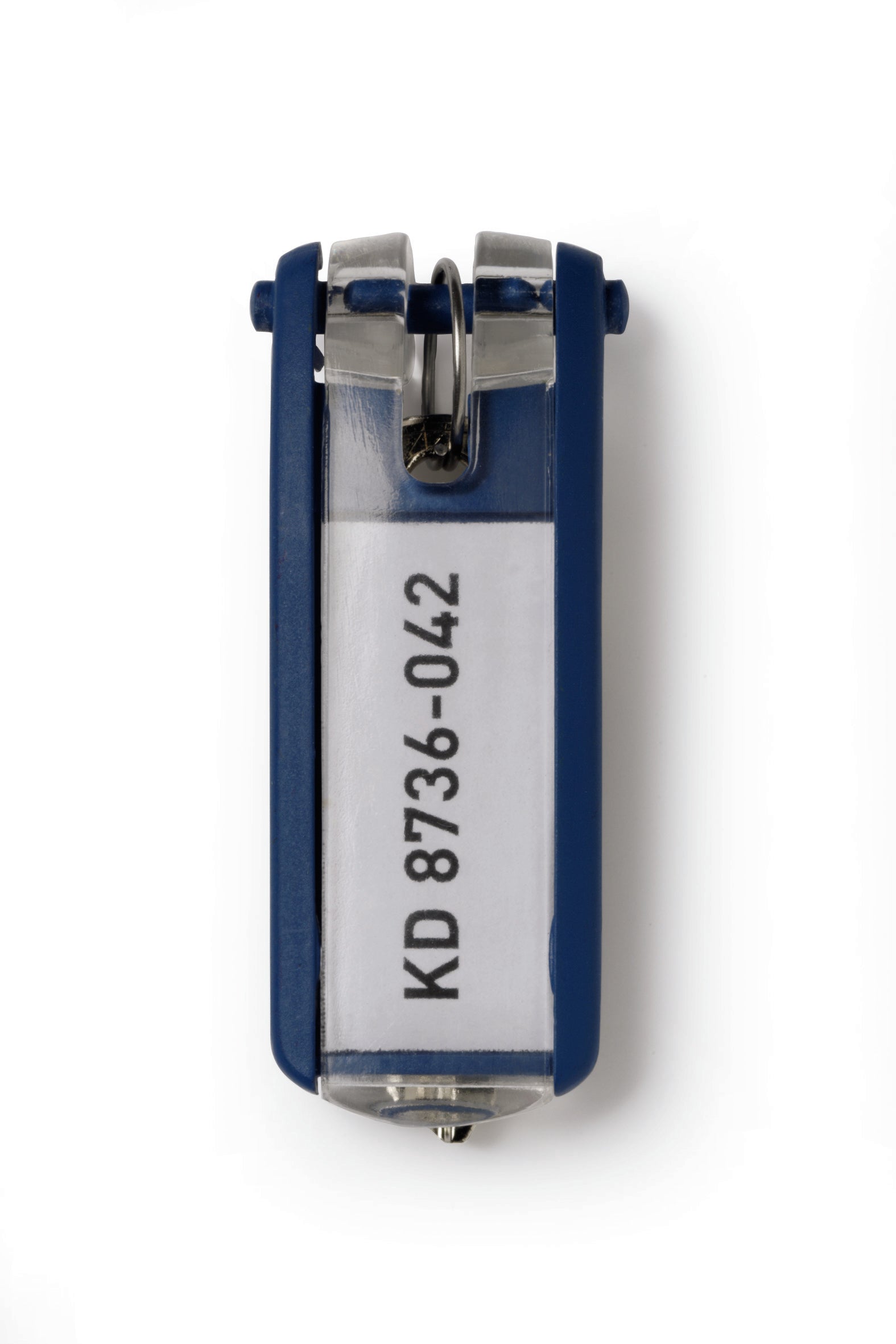 Durable Key Tags Organizational Label Hooks | 6 Pack | Dark Blue