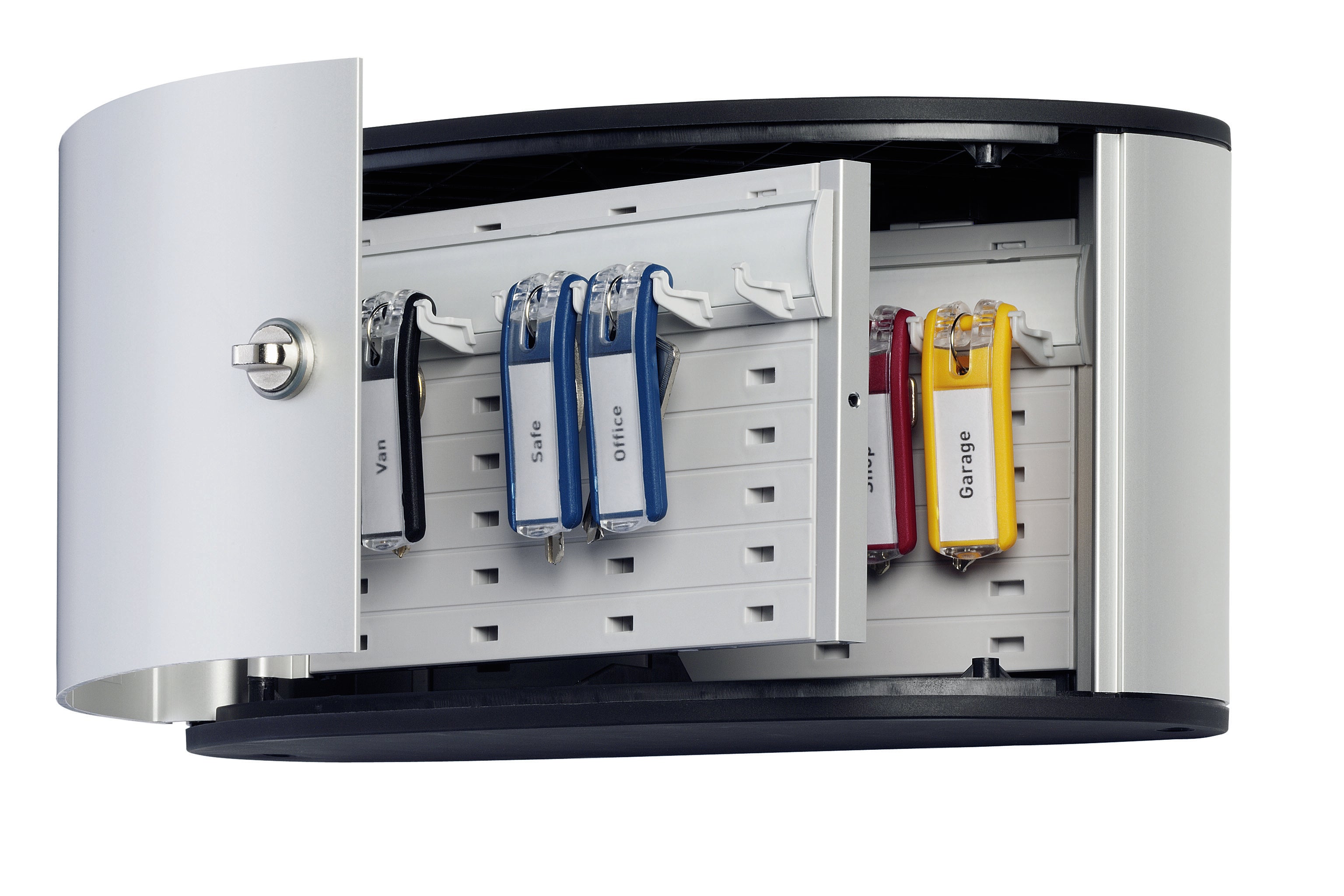 Durable Key Safe 12 Turn Lock Box | Holds 12 Keys | Includes 6 Key Clips