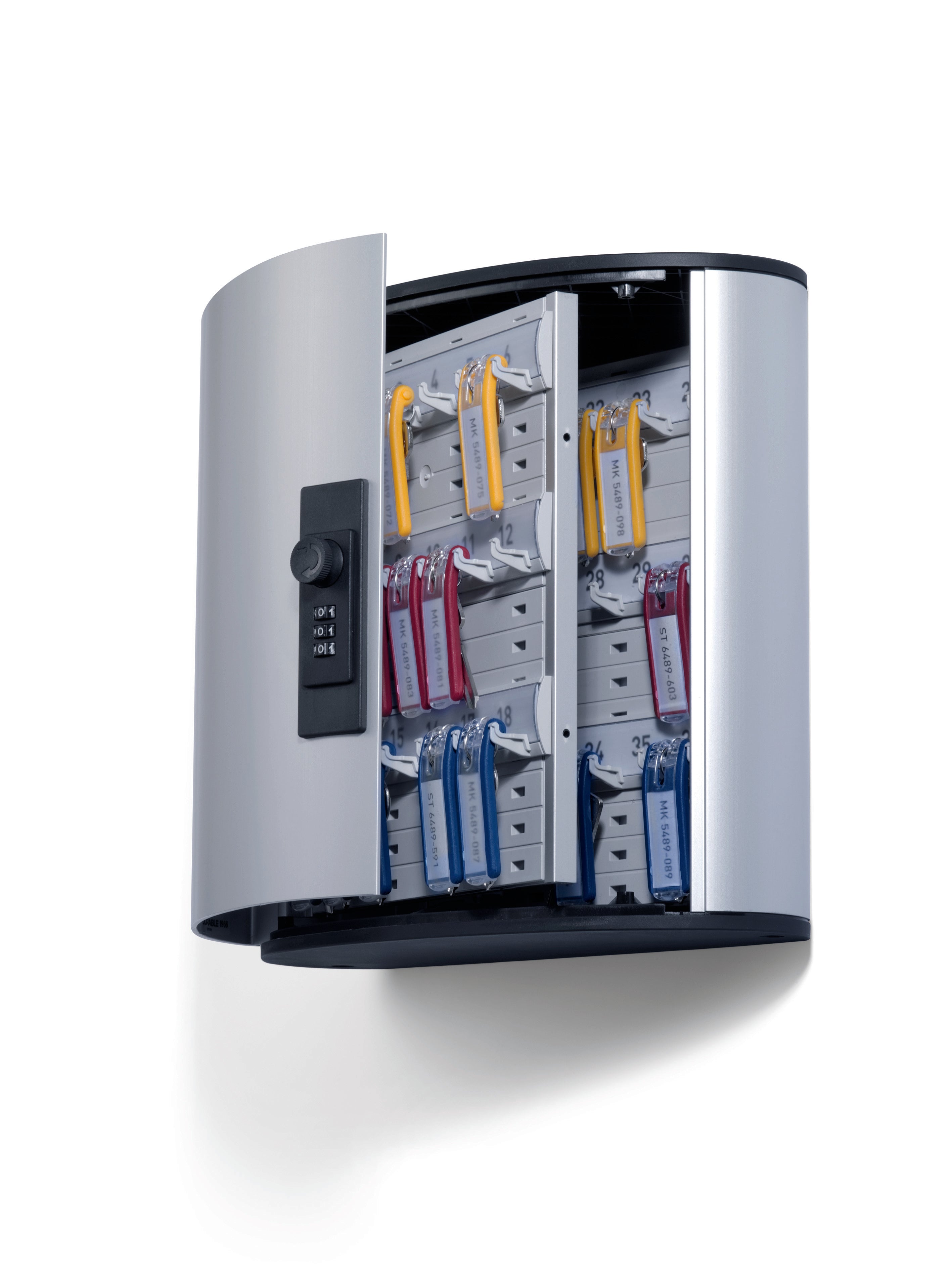 Durable Key Safe 36 Combination Lock Box | Holds 36 Keys | Includes 6 Key Clips