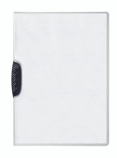 Durable SWINGCLIP Report Cover | Letter Size | 30 Sheet Capacity | Black Clip | 25 Box