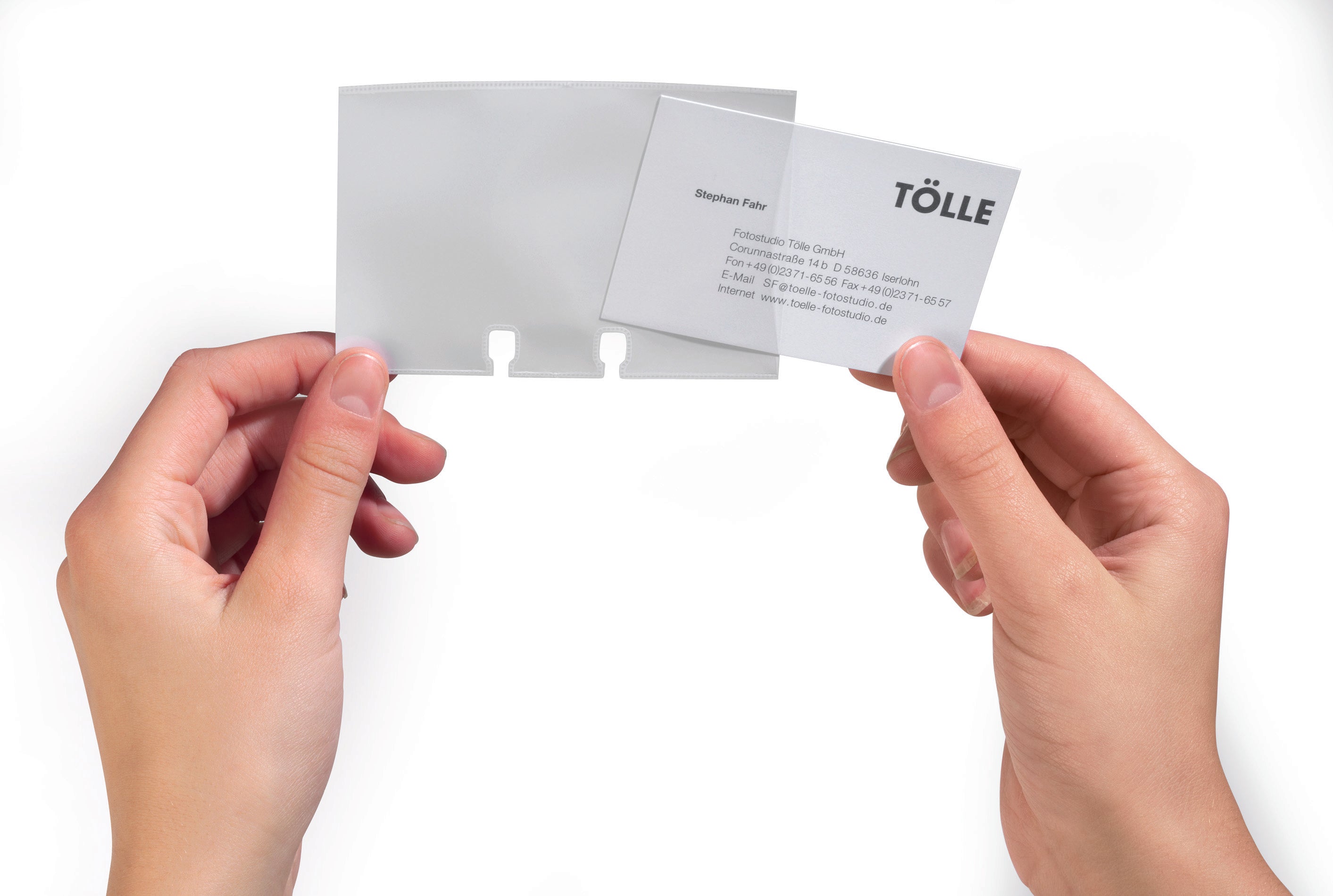 Durable VISIFIX TELINDEX Rotary File Business Card Pockets | 40 Pack