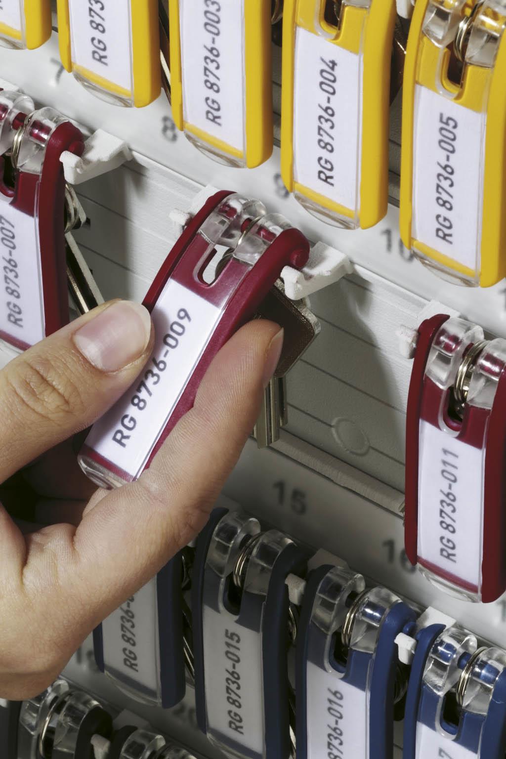 Durable Key Safe 72 Combination Lock Box | Holds 72 Keys | Includes 6 Key Clips