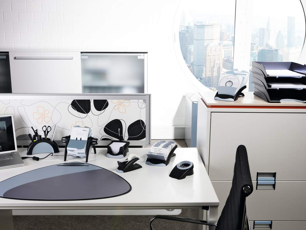 Durable TELINDEX Desktop Address Card Holder | 500 Cards & A-Z Index | Black