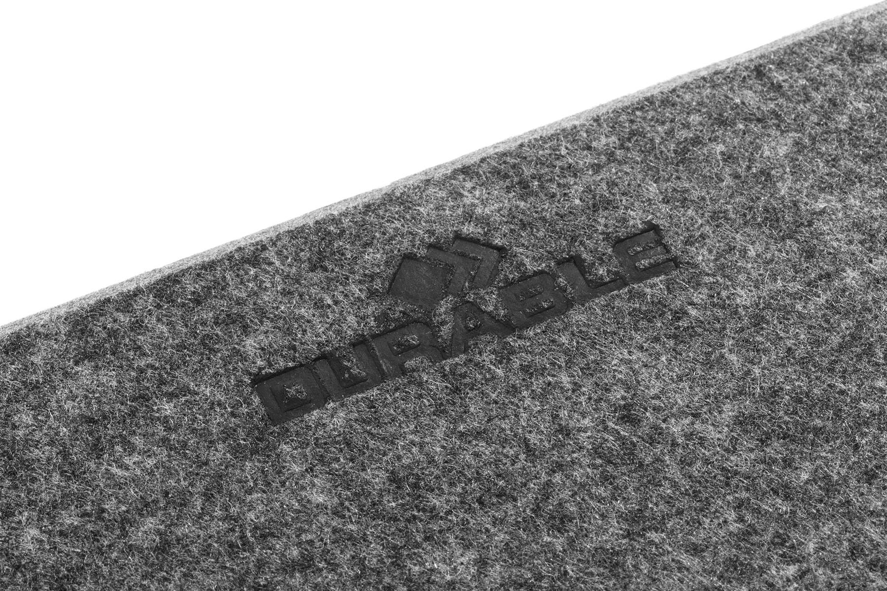 Durable EFFECT Premium Soft Felt Desk Mat with Fold Out Phone Holder | 27.5" x 13" Inches