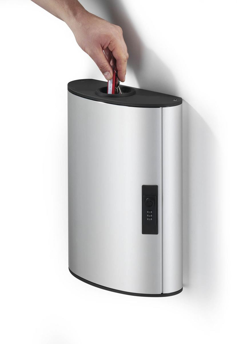 Durable Key Safe Plus Lock Box Drop Slot | Holds 54 Keys | Includes 6 Key Clips