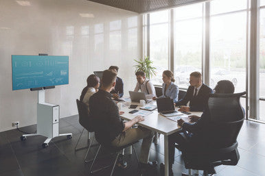 Durable Mobile TV Cart | Portable Screen that Fits TVs up to 65"