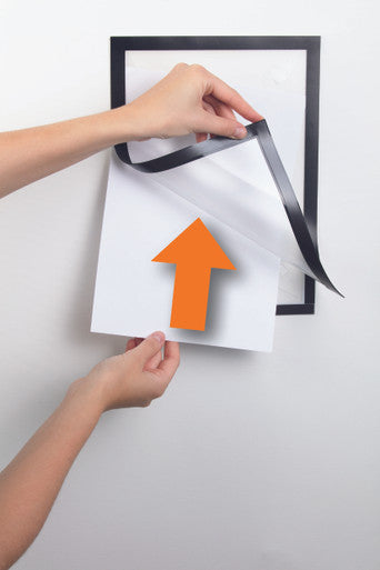 Durable DURAFRAME Wallpaper Sign Holder | Letter 8.5" x 11" | Black