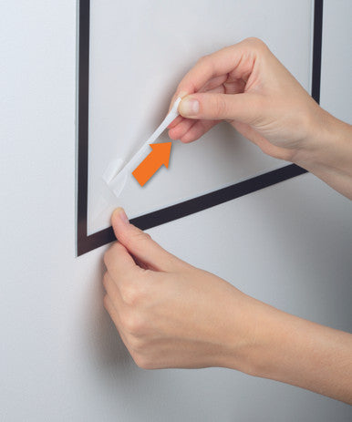 Durable DURAFRAME Wallpaper Sign Holder | Letter 8.5" x 11" | Black