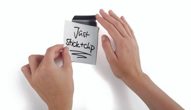 Durable DURAFIX Magnetic Clip with Self-Adhesive Backing | 2.4" | Silver | 5 Pack