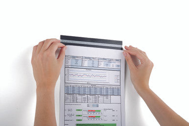 Durable DURAFIX Rail with Self-Adhesive Backing| 8.3" | Silver | 5 Pack