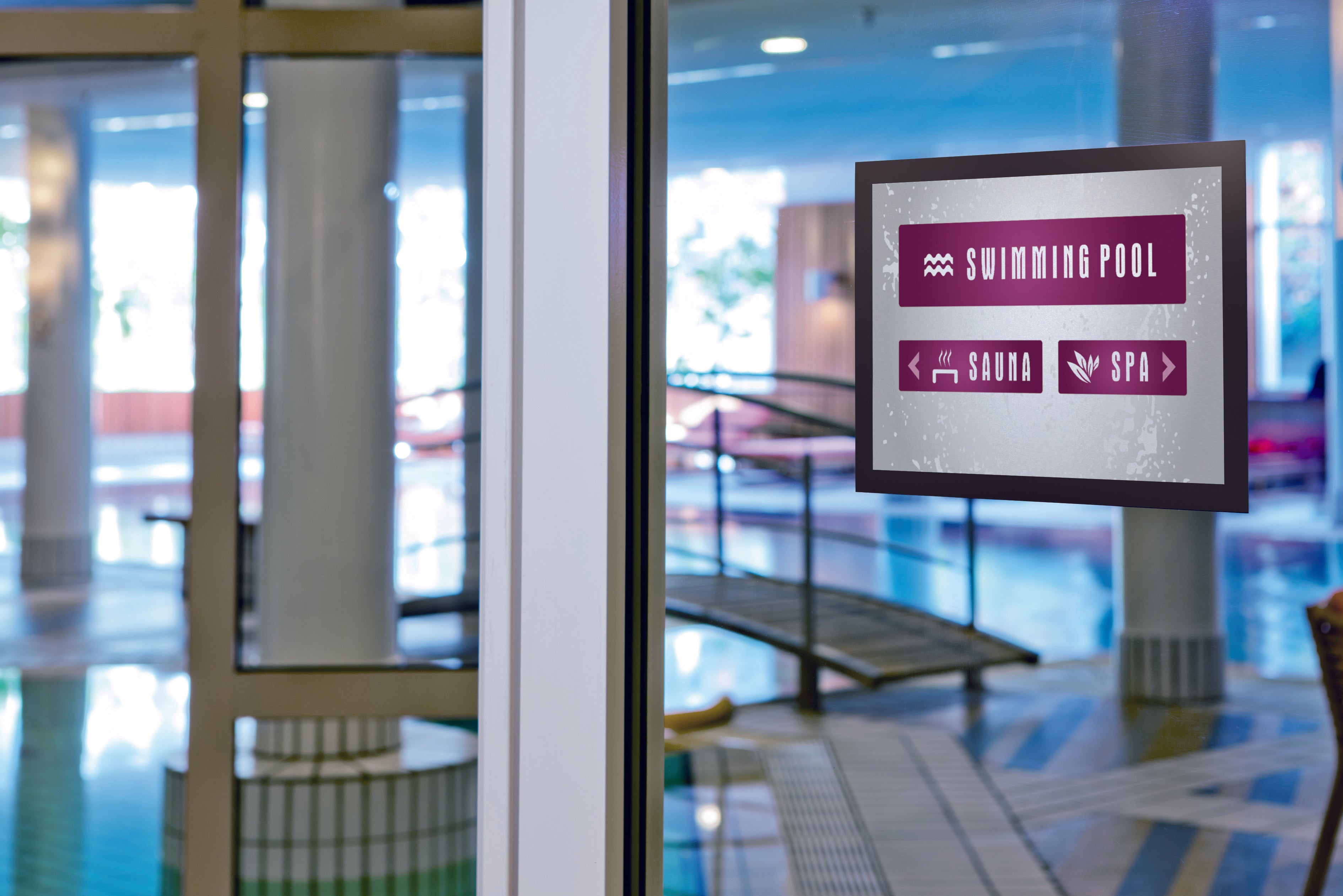 Durable DURAFRAME Self-Adhesive Sign Holder | Letter 8.5" x 11" | Black | 2 Pack