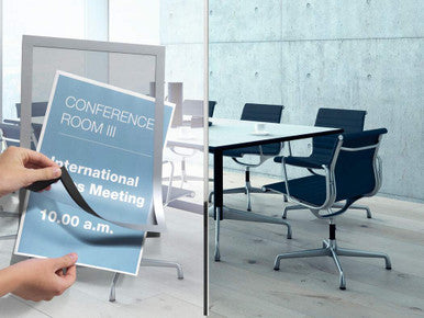 Durable DURAFRAME Self-Adhesive Sign Holder | Letter 8.5" x 11" | 2 Pack