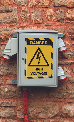 Durable DURAFRAME Security Magnetic Sign Holder | Letter Size 8.5" x 11" | Yellow & Black | 2 Pack