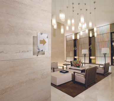 Durable CRYSTAL SIGN Door & Wall Information | 8.25" x 8.25" Inches Landscape