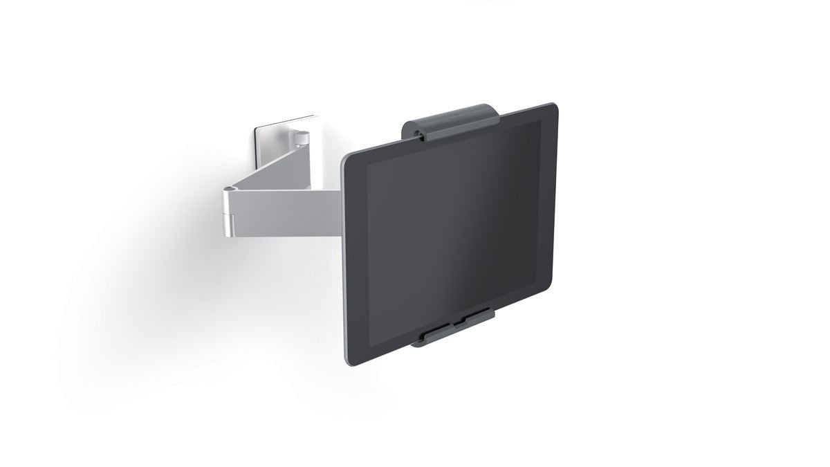 Durable Aluminum Tablet Holder iPad Wall Arm Mount | Lockable & Rotatable