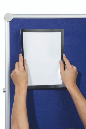 Durable DURAFRAME Grip for Textile Surfaces, Letter Size 8.5" x 11" | Black