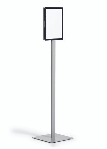 Durable Info Floor Stand with DURAFRAME Document Frames | Letter-Size 8.5" x 11"