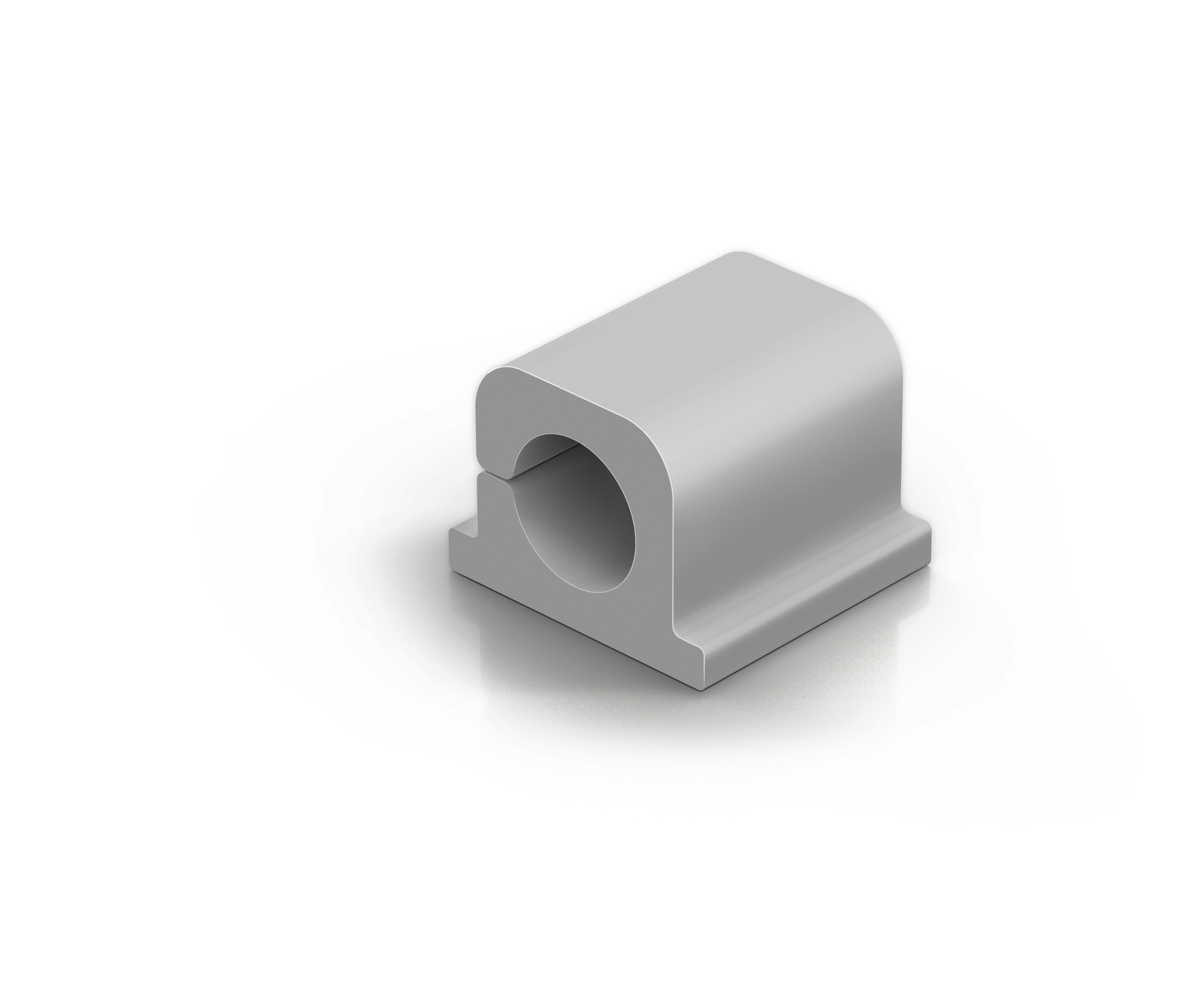 Durable CAVOLINE CLIP PRO | Cable Management Clips | 6 Pack | Gray