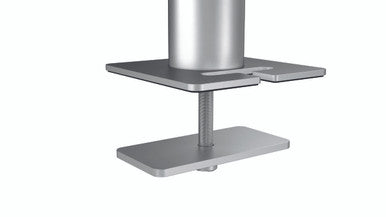 Durable Monitor Mount with Arm for 1 Screen | Through Desk Setup