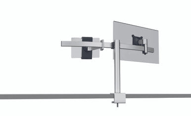 Durable Monitor Mount with Arm for 1 Screens & 1 Tablet | Desk Clamp