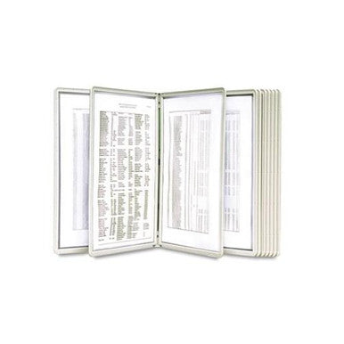 Durable VARIO Antimicrobial Wall/Extension Reference System | 10 Panels | Gray