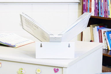 Durable VARIO Antimicrobial Desk Reference System | 10 Panels | Gray