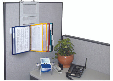 Durable VARIO Cubicle Over-the-Wall Reference System | 10 Panels | Assorted Colors