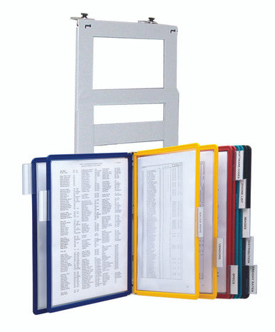 Durable VARIO Cubicle Over-the-Wall Reference System | 10 Panels | Assorted Colors