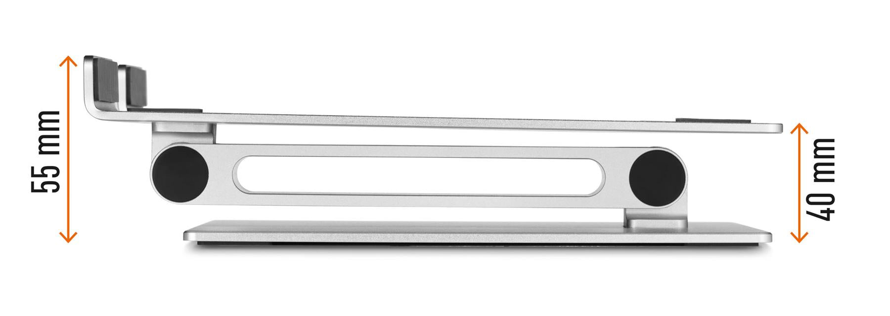 Durable Premium Aluminum Laptop Stand Rise | Contemporary Desktop Stand