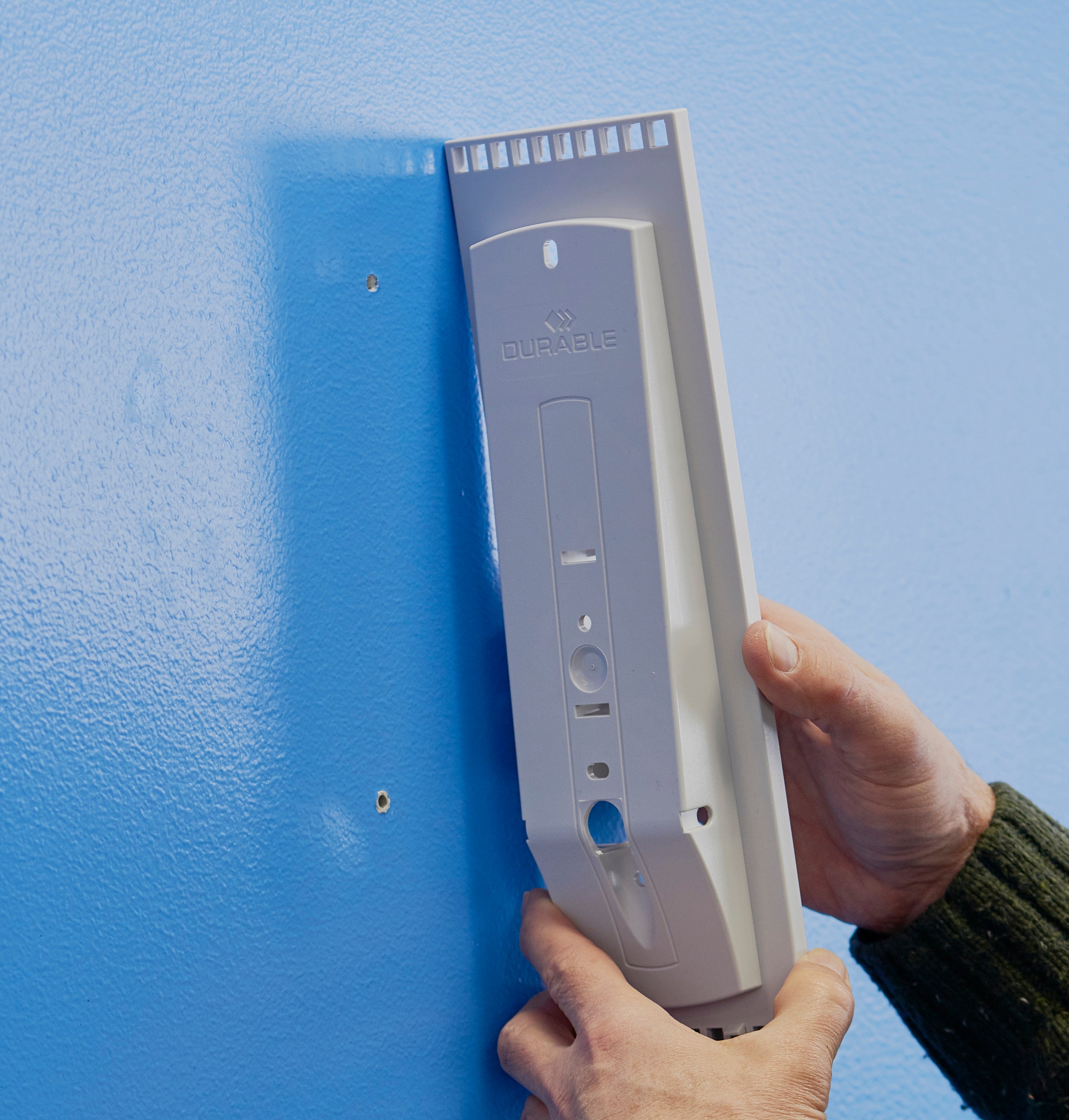 Durable SHERPA Wall Reference System | 10 Panels | Letter Size | Gray