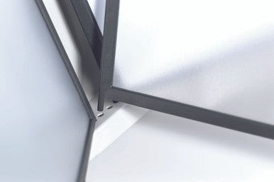 Durable INSTAVIEW Replacement Panels | Letter Size | Black | 5 Pack