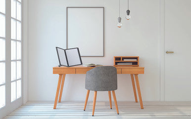 Durable SHERPA SOHO Desk Reference System | 5 Panel | Letter Size | Graphite