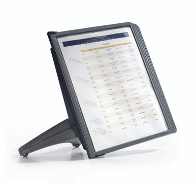 Durable SHERPA SOHO Desk Reference System | 5 Panel | Letter Size | Graphite