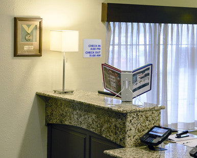 Durable INSTAVIEW 20 Desk Reference System | 10 Panels | Assorted Colors