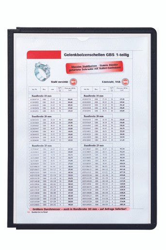 Durable SHERPA/VARIO Replacement Panels | Black | 5 Pack