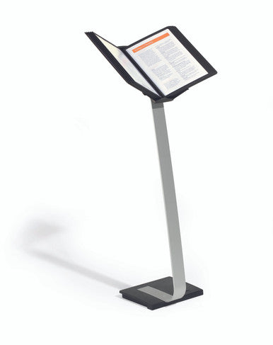 Durable SHERPA Stand Pro | Rotating Floor Stand | 10 Panels | Black