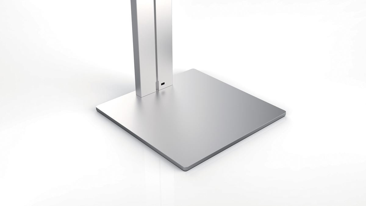 Durable Aluminum Tablet Holder iPad Floor Exhibition Stand | Rotates & Locks