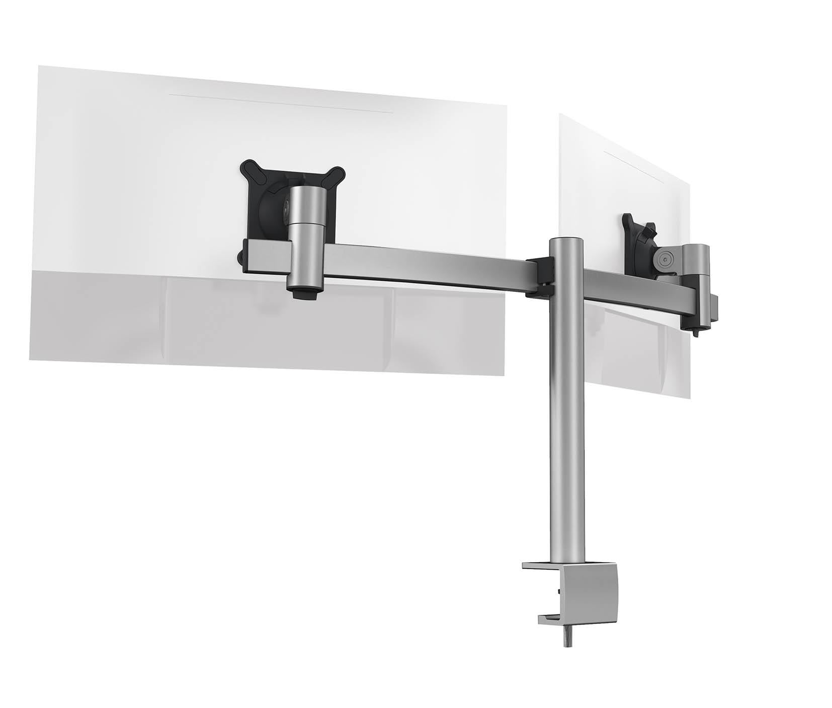 Durable Monitor Mount PRO for 2 Screens | Desk Clamp Attachment