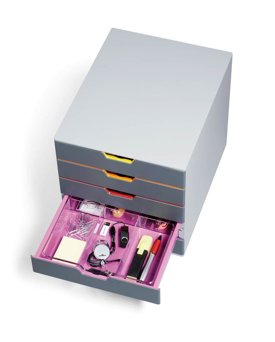 Durable Acrylic Food-Safe Plastic Draw Organizer Storage Divider | Crystal Clear