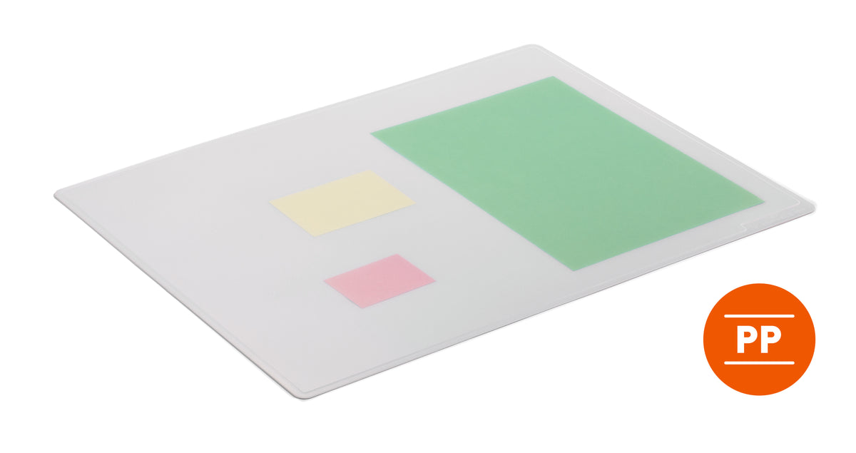 Durable Clear Waterproof Non-Slip Desk Pad Table Protector Mat | 20" x 15.5" Inches | Pack of 5