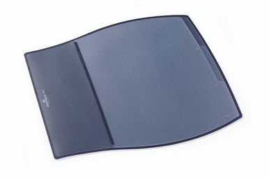 Durable Work Pad with Three Transparent Overlays | 17.25" x 15.5" | Black | 5 Pack