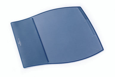 Durable Work Pad with Three Transparent Overlays | 17.25" x 15.5" | Dark Blue | 5 Pack