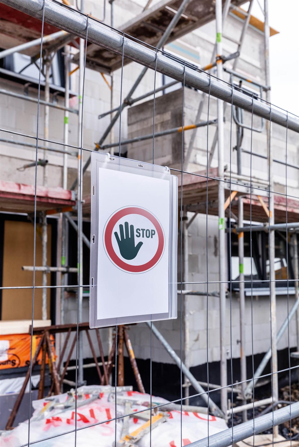 Durable Water Resistant UV Anti-Reflective Cable Tie Pockets | 5 Pack | Letter Size Clear