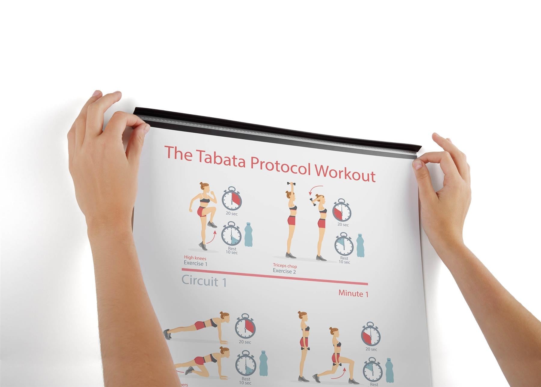 Durable DURAFIX ROLL Magnetic Clip Strip with Self Adhesive Backing | 5m | Black