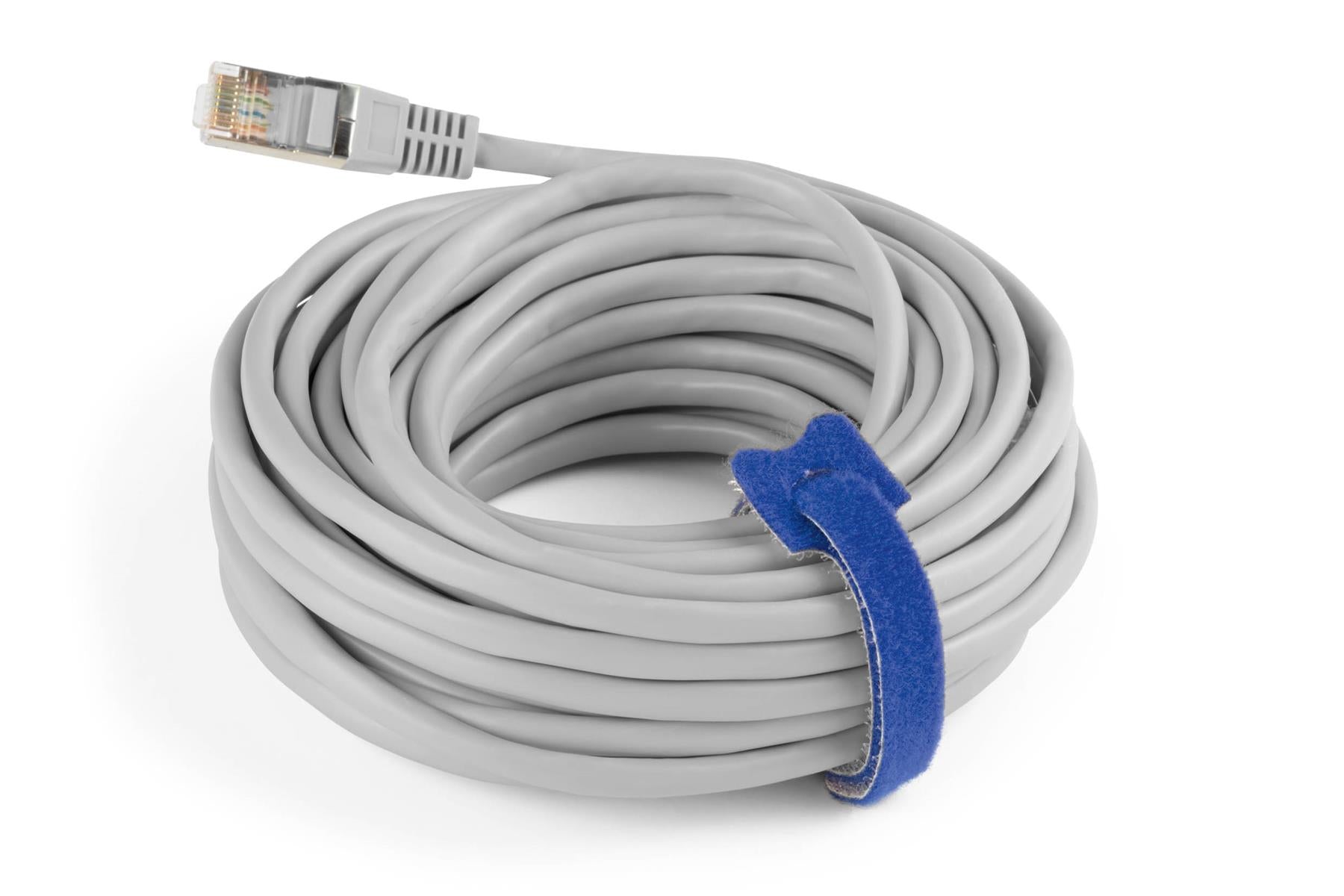 Durable CAVOLINE Reusable Hook and Loop Cable Management Tie Straps | 5 Pack